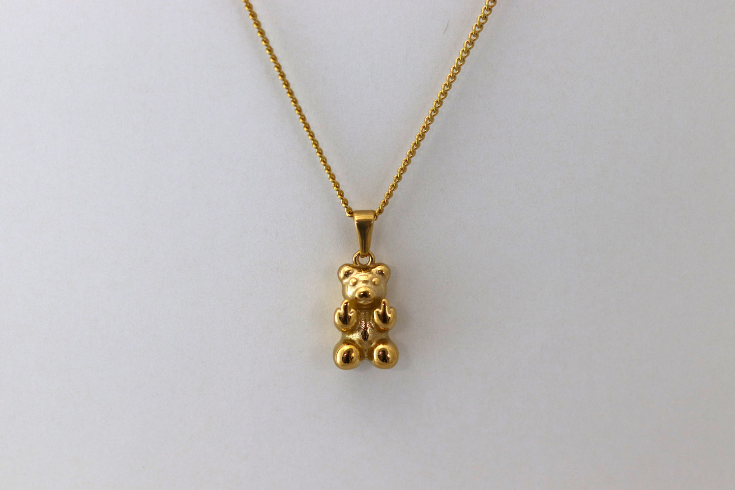 Collar con dije "oso"